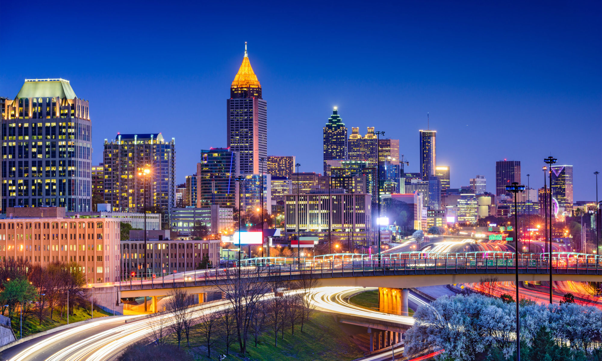 image of Downtown Atlanta where PeakMade real estate management company is headquartered